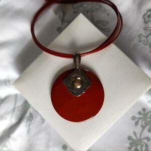 Vintage Shube's/Dakota West Red Jasper Necklace